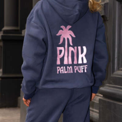 pink palm palm hoodie&thinsp;