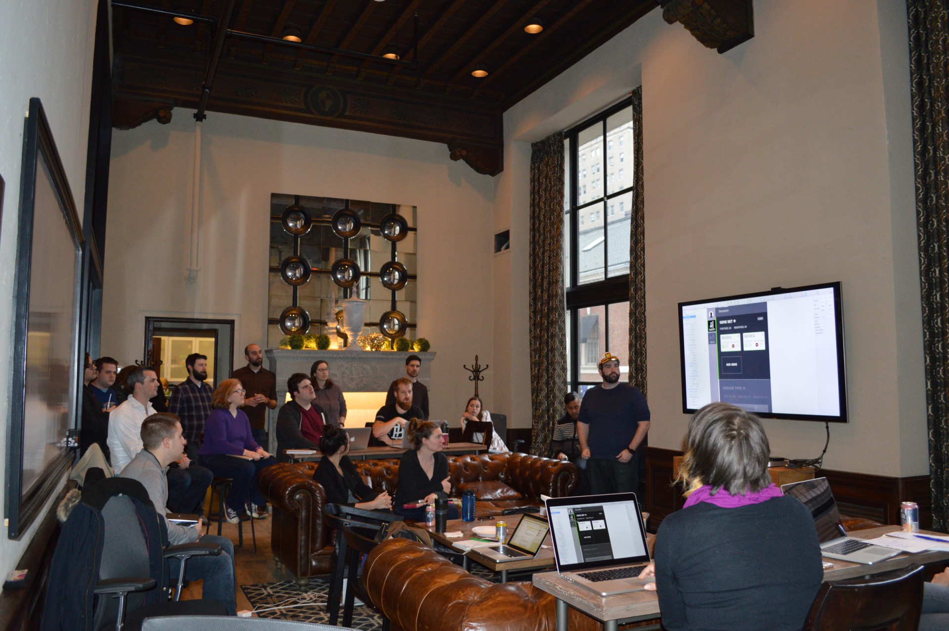 Sharing out the wireframe